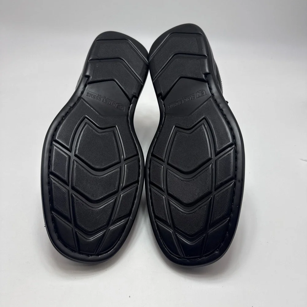Stacy Adams Belmar Fisherman Sandals Mens Size 9.5 M Black Synthetic Hook & Loop